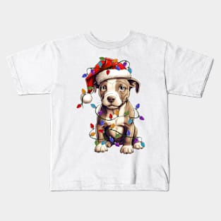 Christmas Puppy Kids T-Shirt